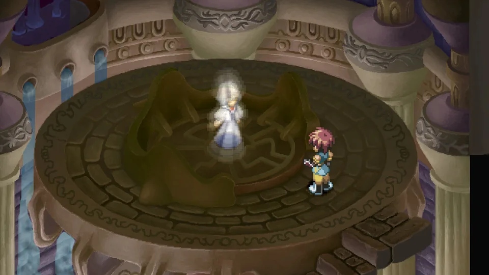 Town street with villagers in Tales of Eternia Remastered